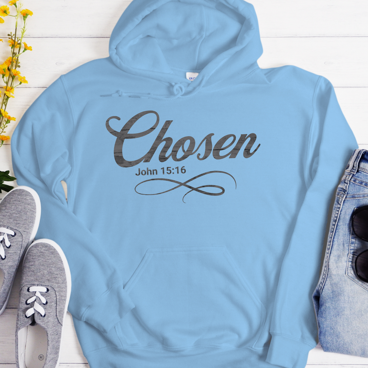 Bible Verse Unisex Hoodie | Inspiring Sobriety | Chosen John 15:16