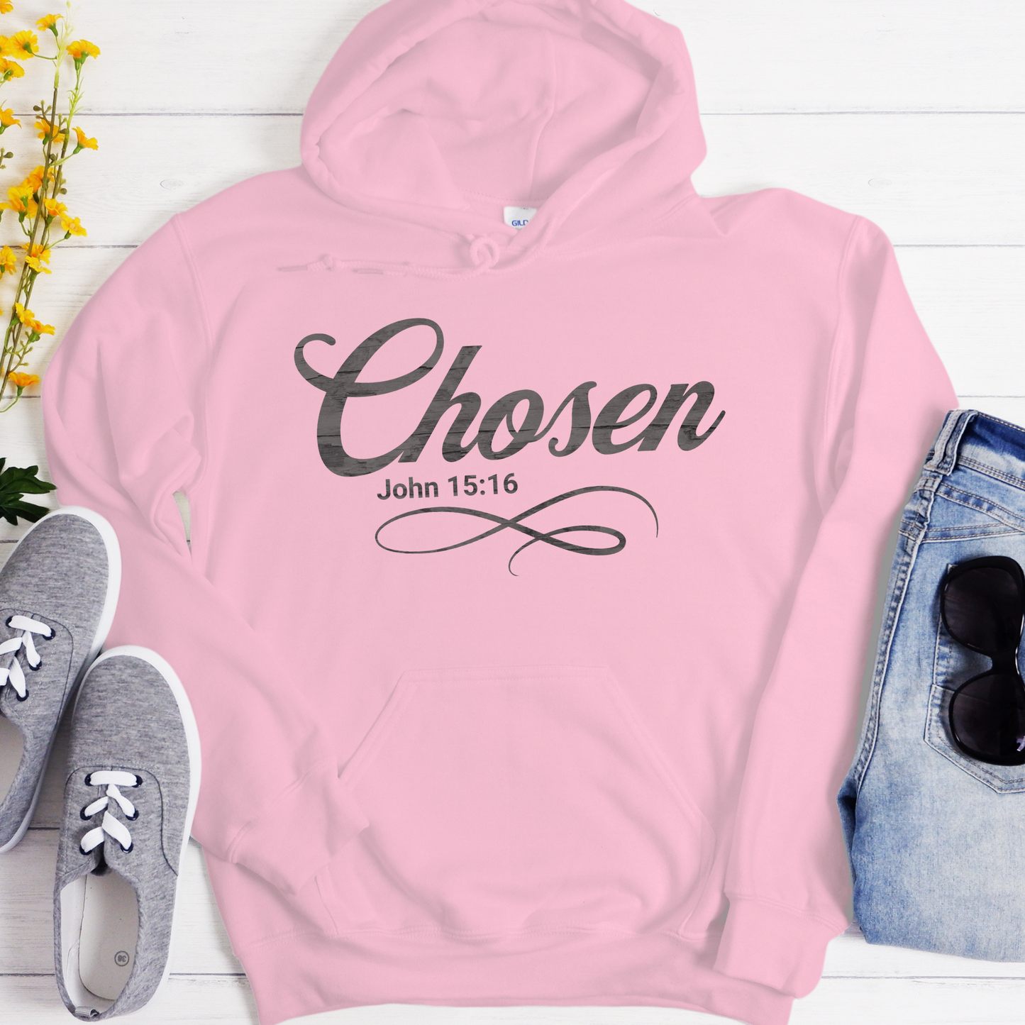 Bible Verse Unisex Hoodie | Inspiring Sobriety | Chosen John 15:16