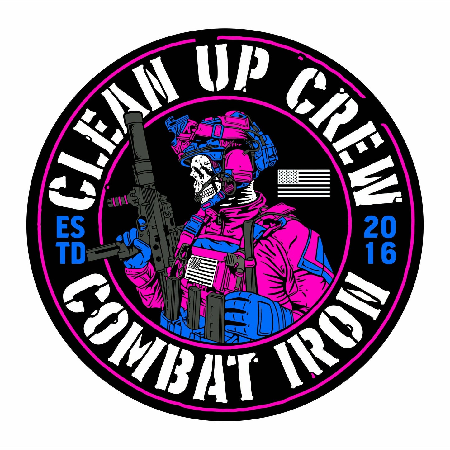 CLEAN UP CREW OPERATOR MIAMI EDITION DECAL