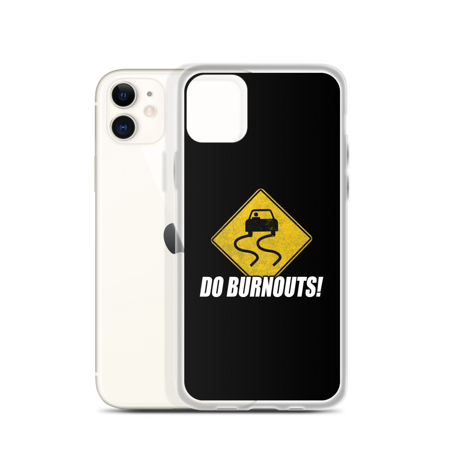 Funny Car Enthusiast Burnout Sign Phone Case for iPhone®