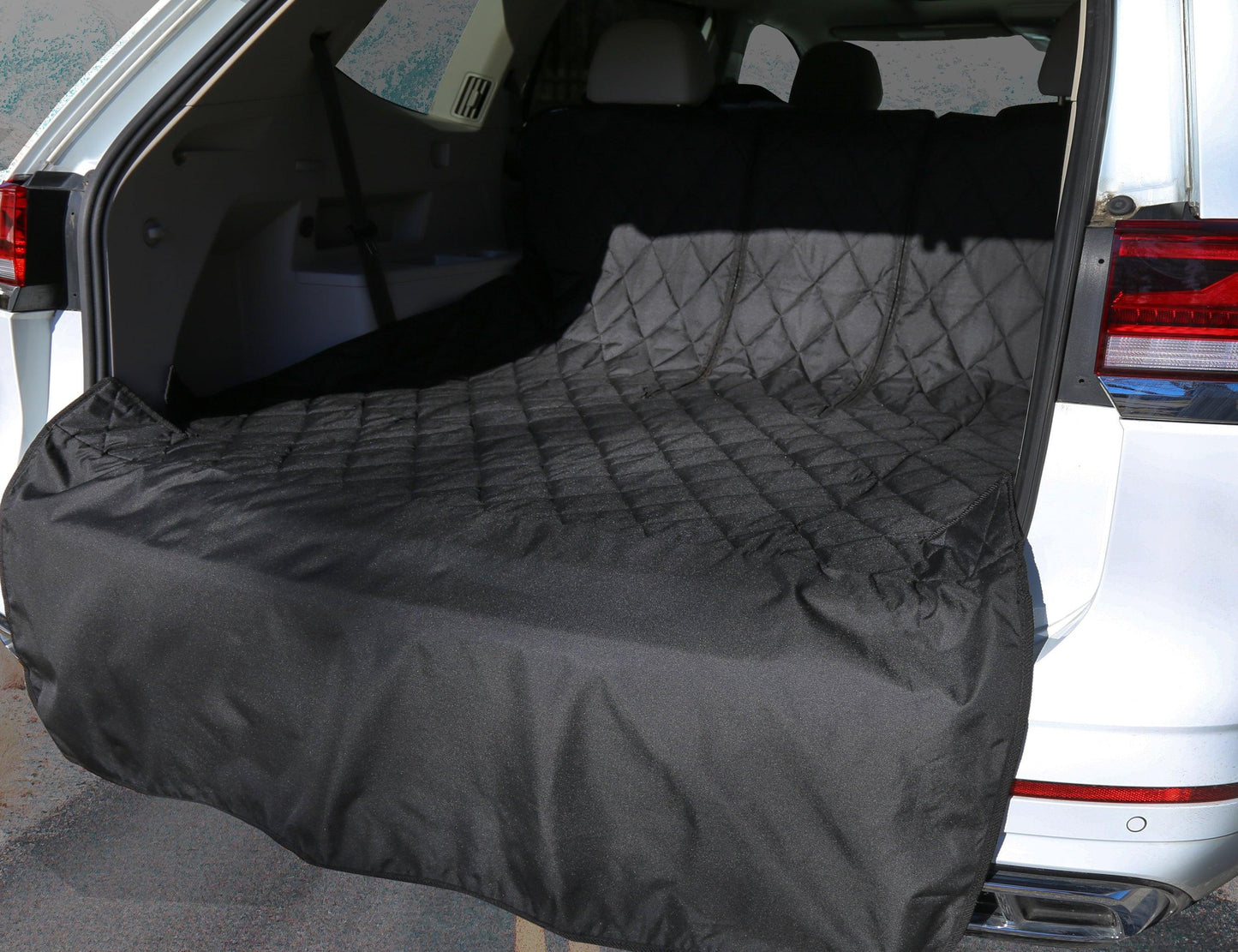 WATERPROOF SUV Cargo Liner for fold down 60/40 divided seats with pass-through option