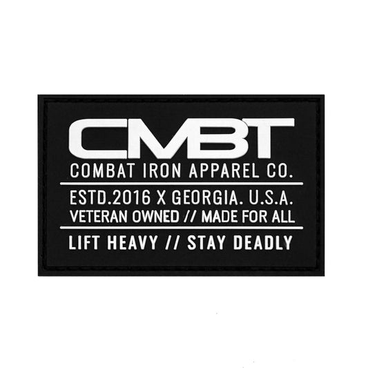 CMBTIRN Original Branded Black PVC Patch