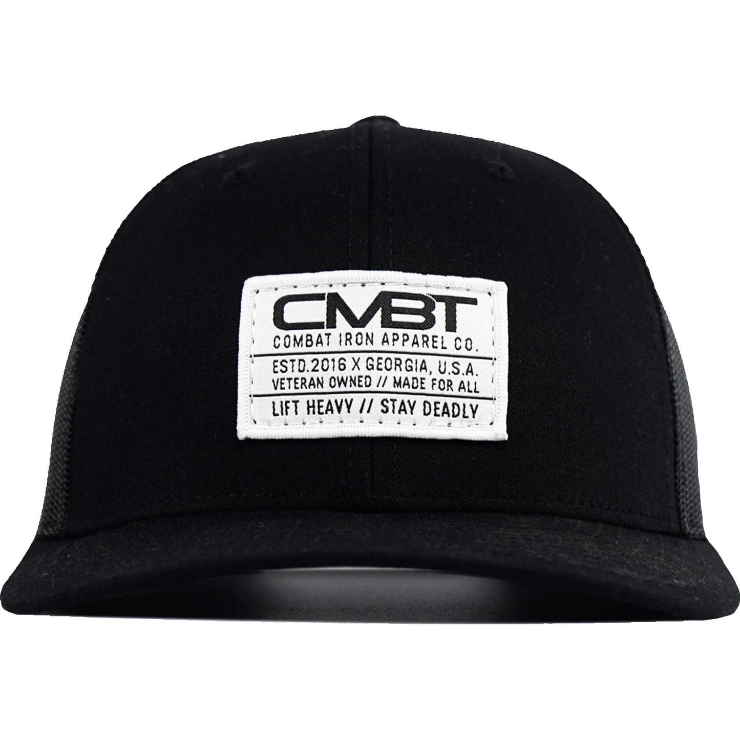 CMBT Standard Woven White Patch Edition Mid-Profile Mesh Snapback