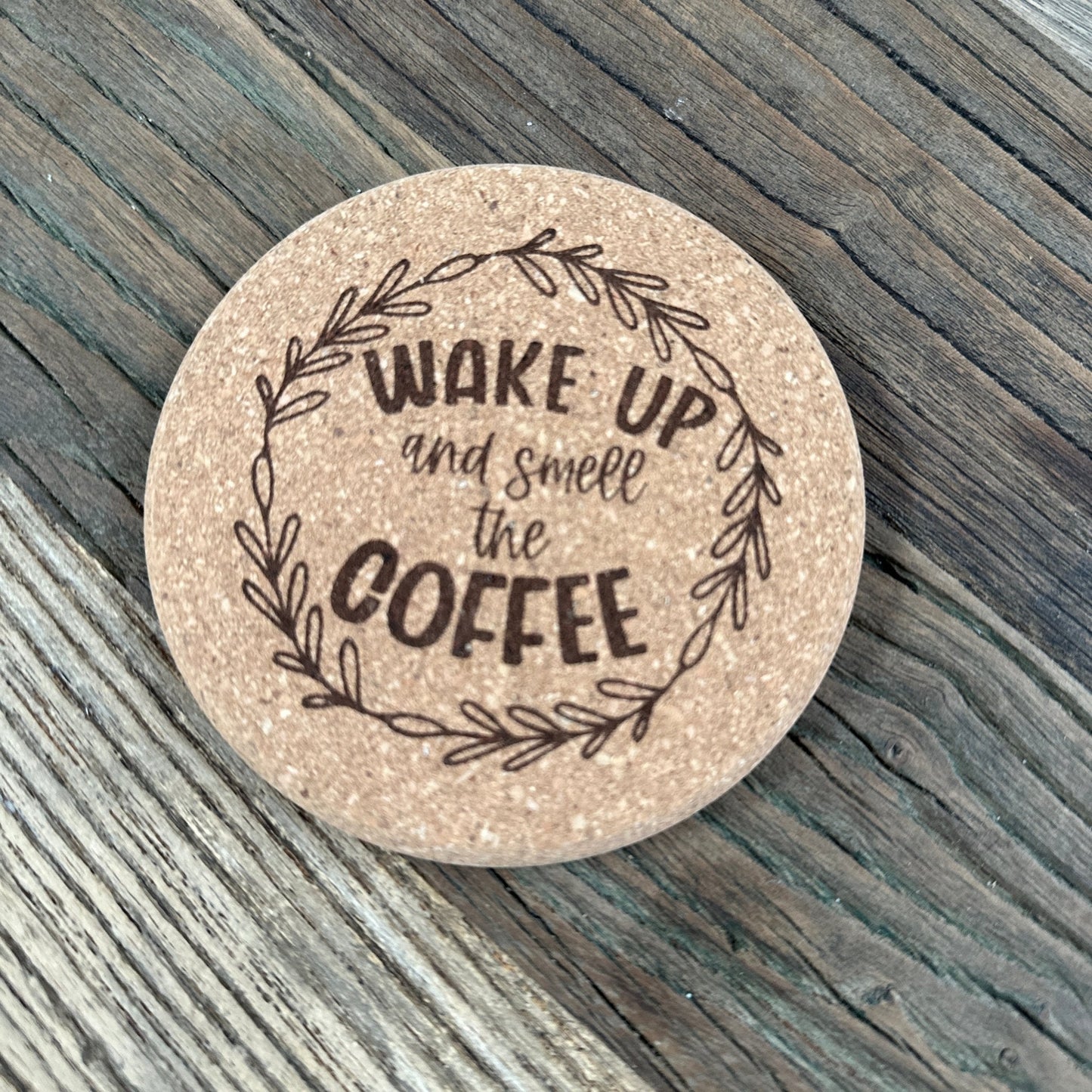 Coffee Lover Cork Coasters | Thick Cork Coaster | Various Designs