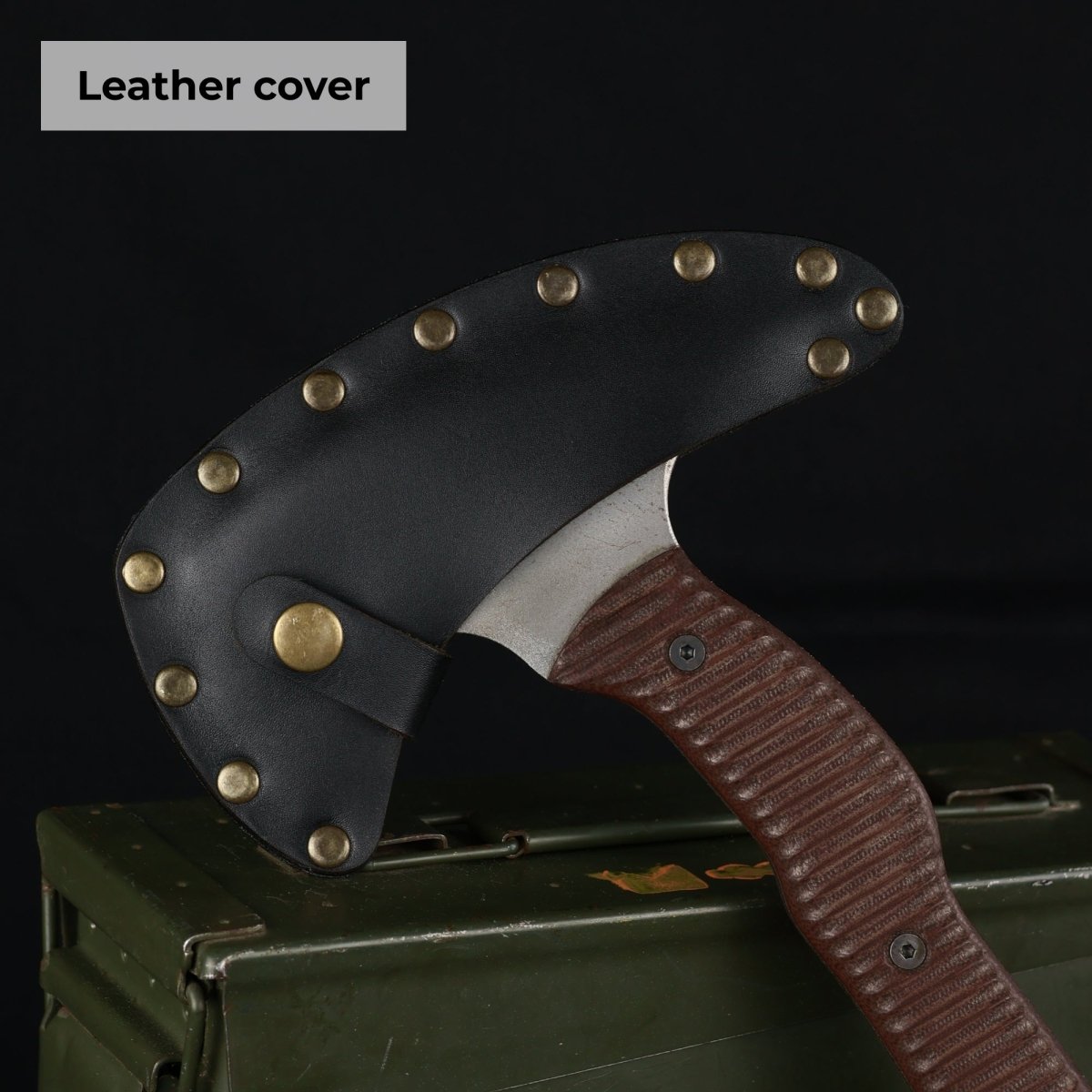 Combat three spikes tomahawk with polymer composite handle 13.77"