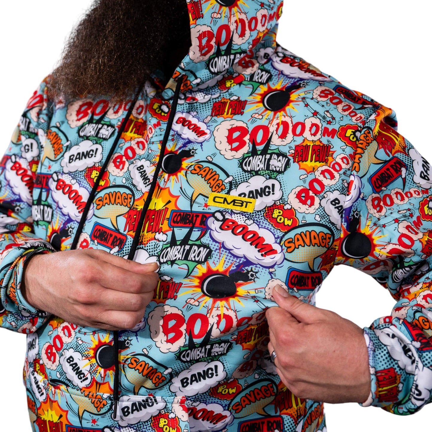 Heavyweight Fleece Lined Hoodie | Comic Book