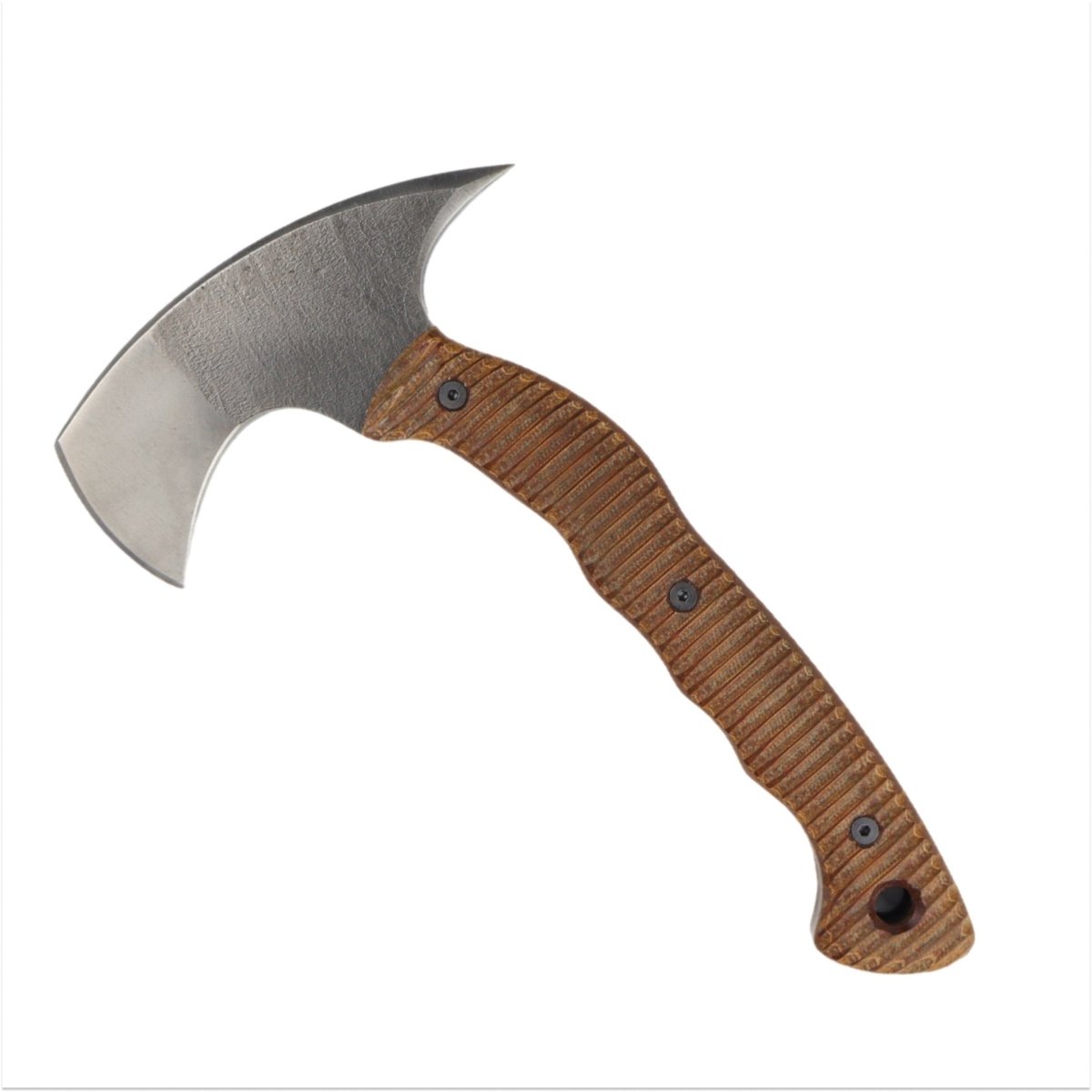 Compact tactical tomahawk with blade and polymer composite handle