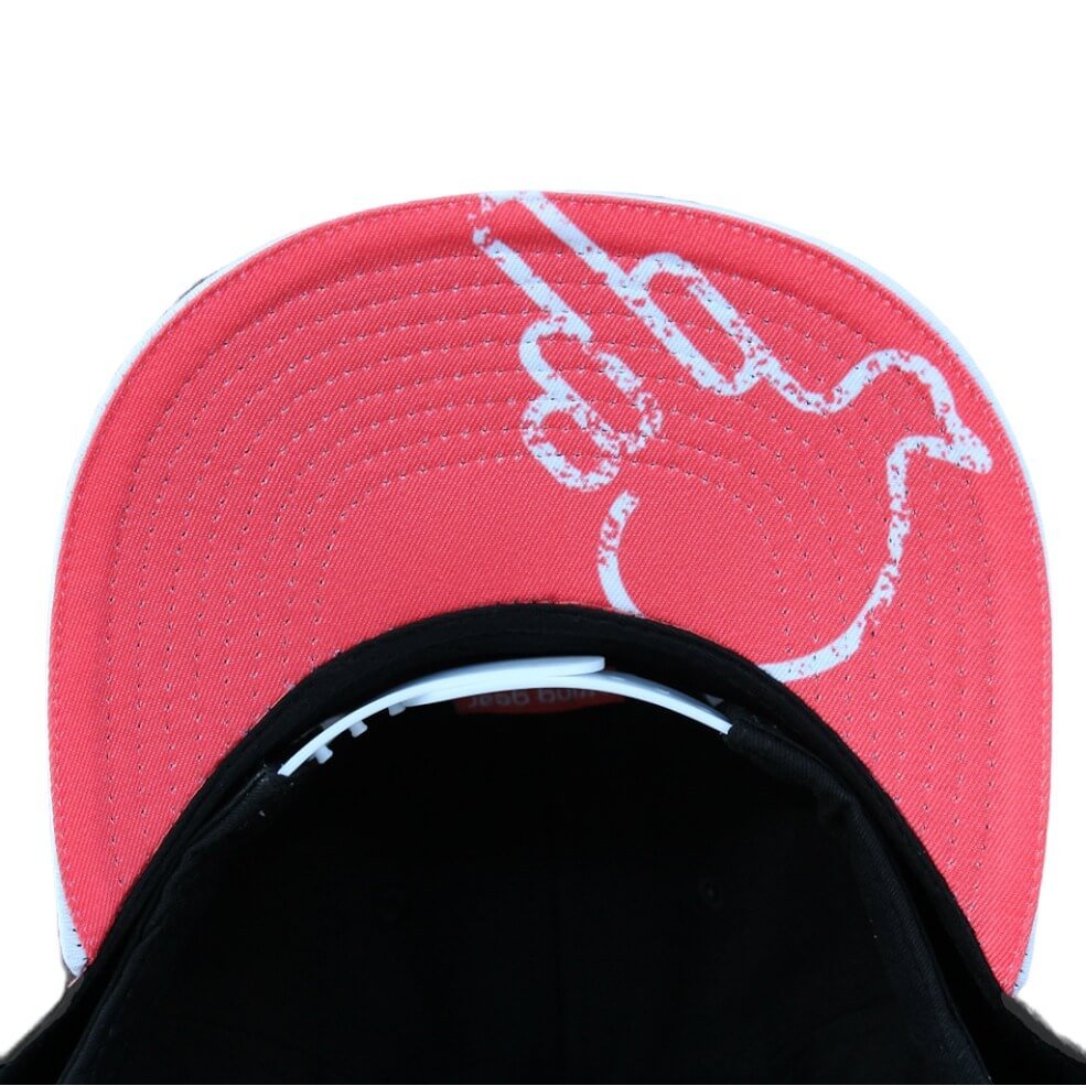 Coralina Graphic Snapback Flat Brim Hat