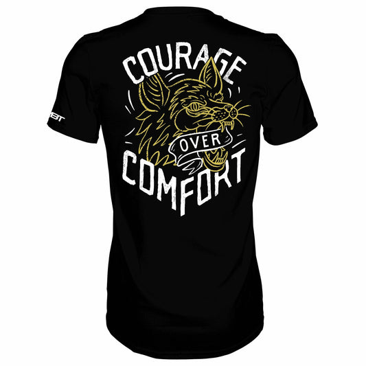 COURAGE OVER COMFORT - WOLF EDITION MEN’S T-SHIRT