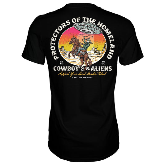 Border Patrol | Cowboy's & Aliens Men's T-Shirt