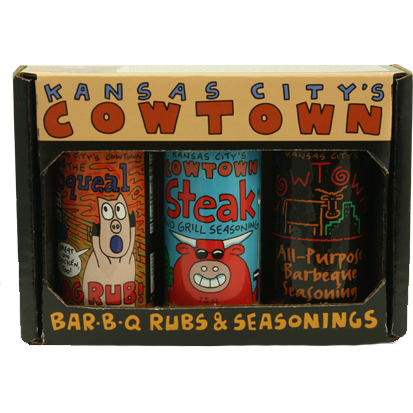 Cowtown Bar-B-Q Rubs & Seasonings 3-Pack