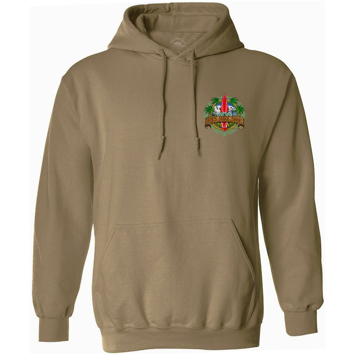 Joe's Surf Shop Longboard Pullover Surf Hoodie