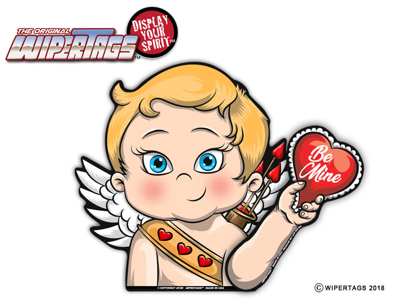 Cupid Waving Valentine WiperTags(*)