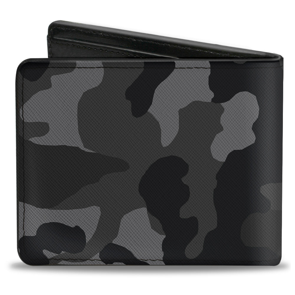 Bi-Fold Wallet - Camo Charcoal