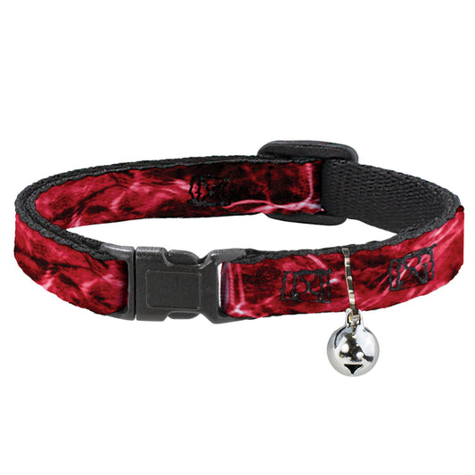 Cat Collar Breakaway - Mossy Oak Elements Crimson Agua Camo Red