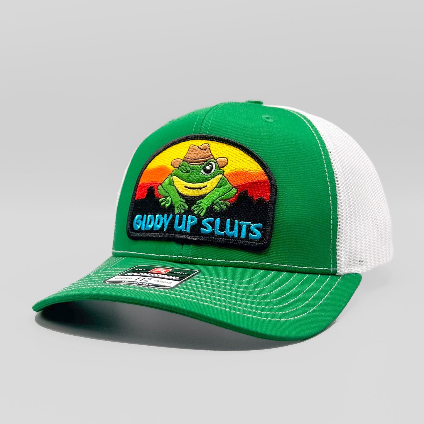 Giddy Up Sluts Funny Vintage Truckers Original Hat