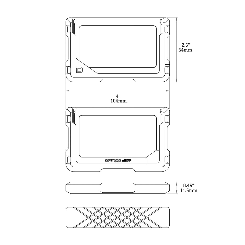 D03 LITE DAPPER RAIL WALLET