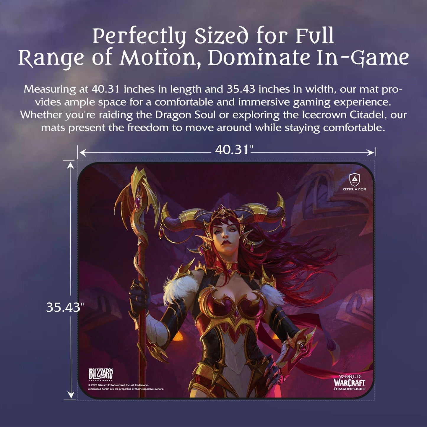 World of Warcraft®: Dragonflight Mousepad / Floor Mat-Alexstrasza Edition