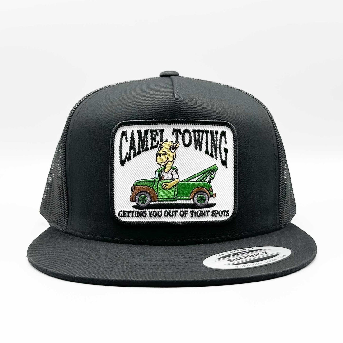 Camel Towing Funny Retro Trucker Hat