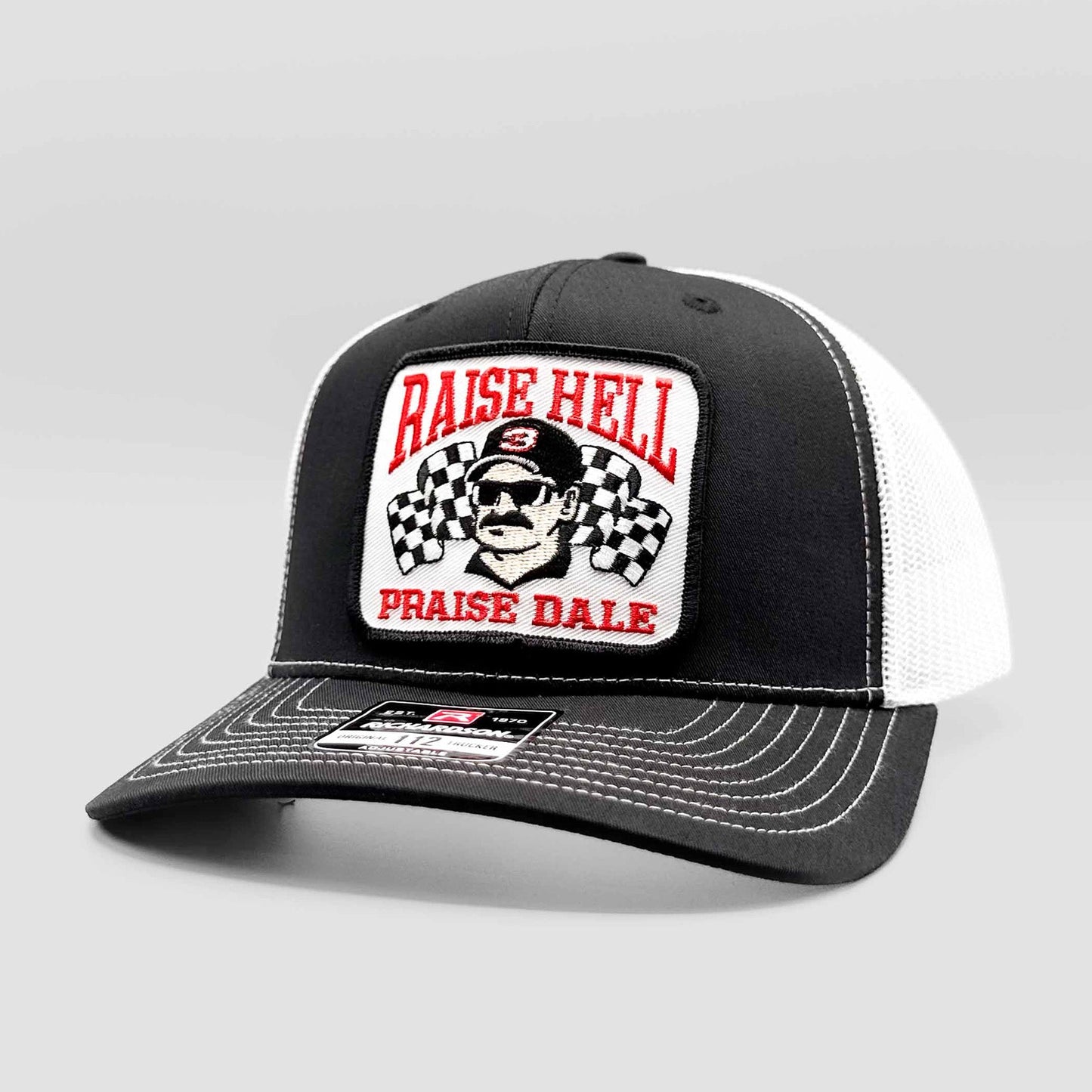 Raise Hell, Praise Dale Earnhardt Sr. "Vintage Truckers Original" Trucker Hat