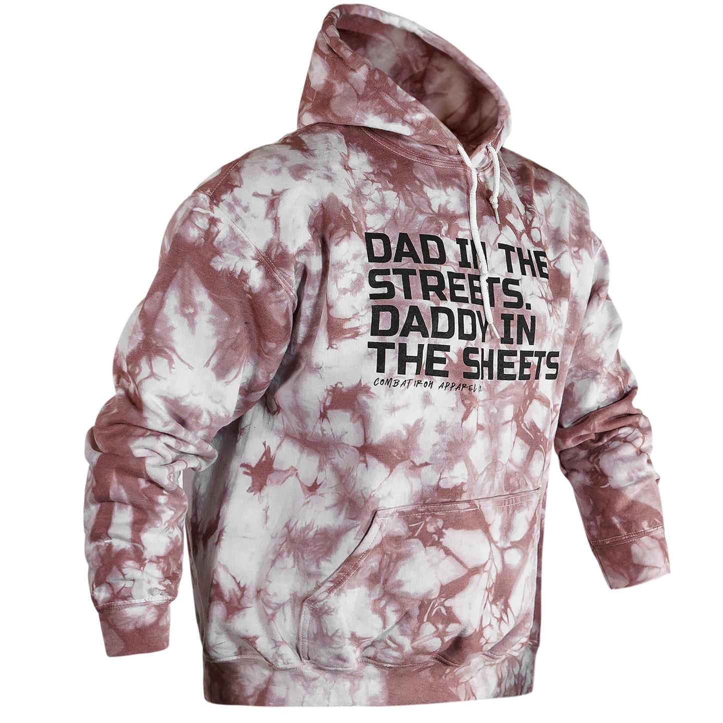 DAD IN THE STREETS. DADDY IN THE SHEETS. MEN'S FLEECE LINED HOODIE