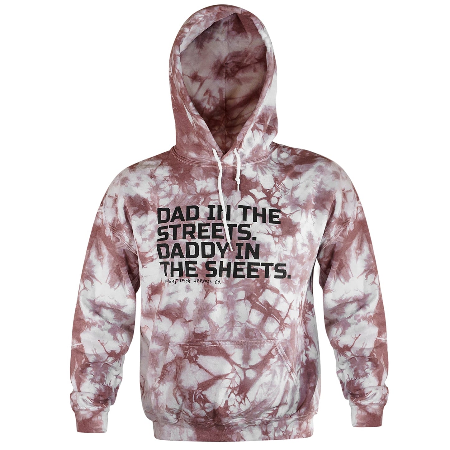 DAD IN THE STREETS. DADDY IN THE SHEETS. MEN'S FLEECE LINED HOODIE