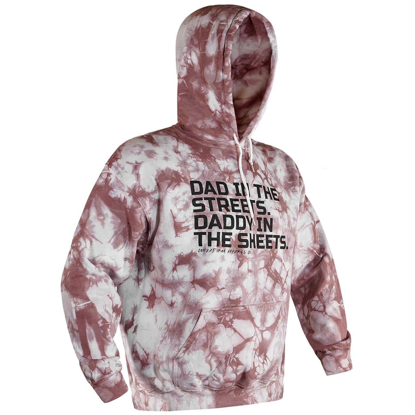 DAD IN THE STREETS. DADDY IN THE SHEETS. MEN'S FLEECE LINED HOODIE