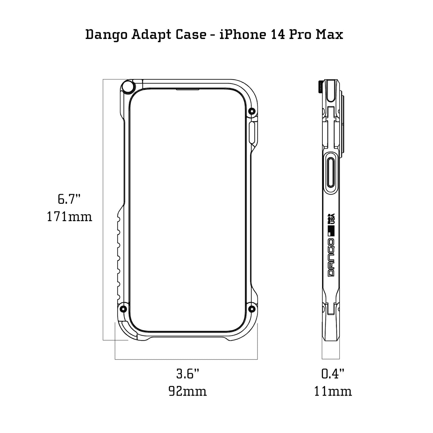 DANGO ADAPT CASE - IPHONE 14 PRO MAX