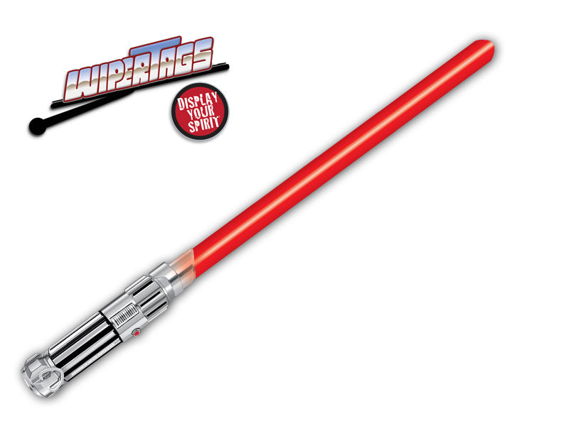 SABER DarkForce Red WiperTag (non-reflective)