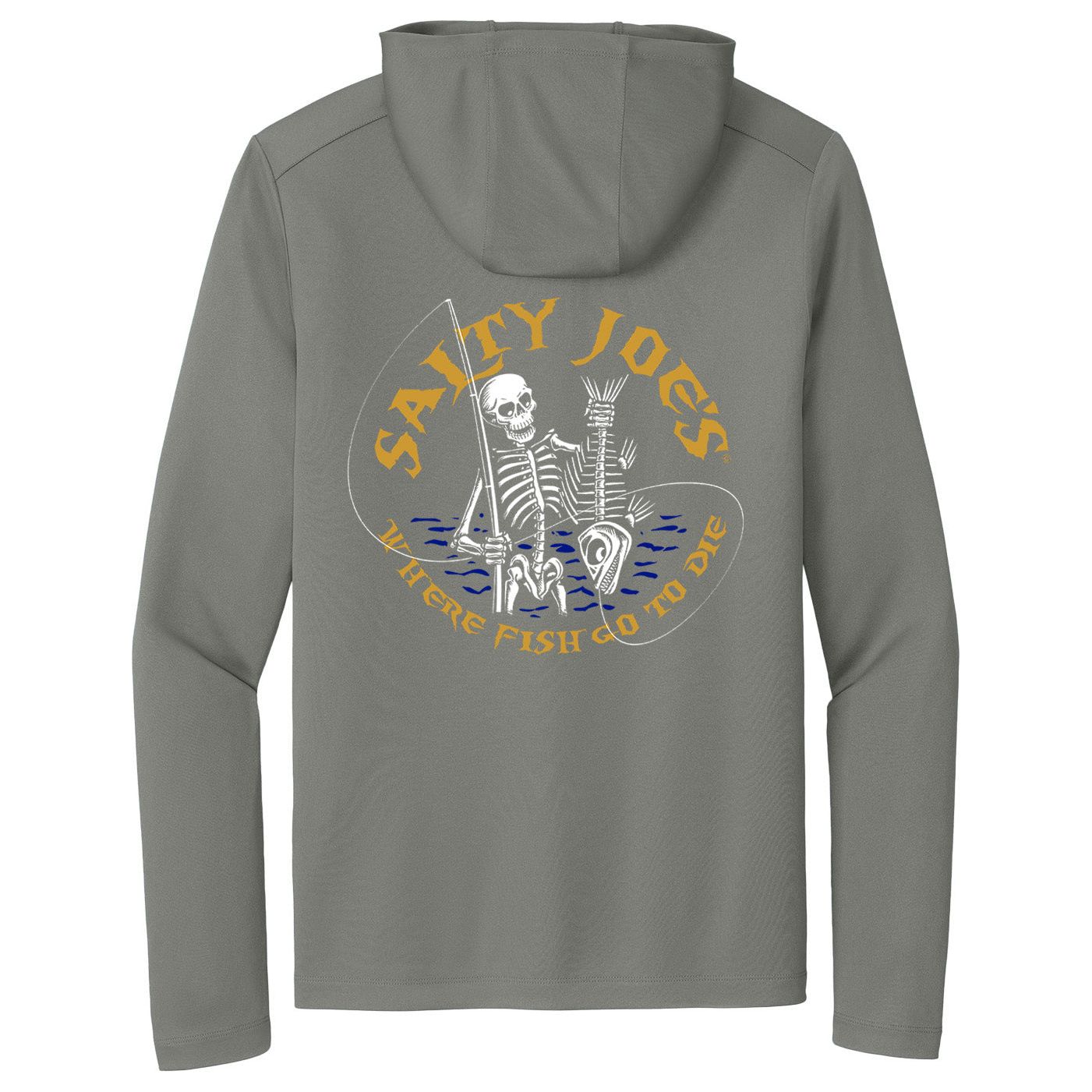 Salty Joe's Fishin' Bones Hooded Sun Shirt