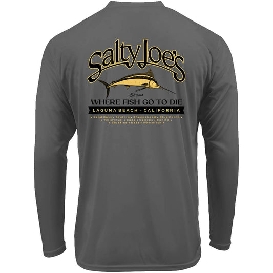 Salty Joe's Fish Count Long Sleeve Sun Shirt