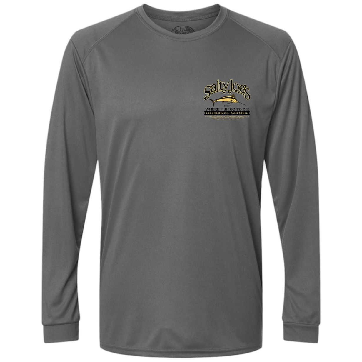 Salty Joe's Fish Count Long Sleeve Sun Shirt