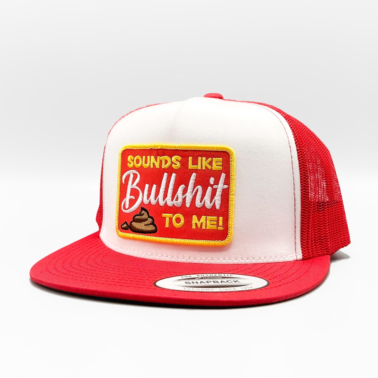 No BS Trucker Hat, Retro Seems Like Bullshit Funny Trucker Hat