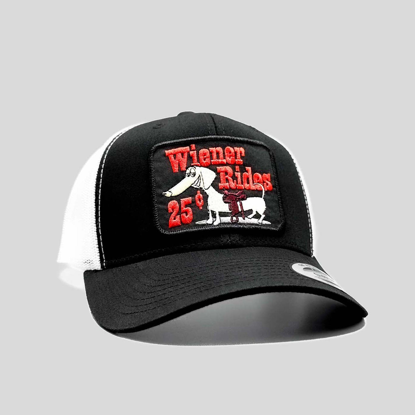 Wiener Rides 25 Cents Black Patch Hat