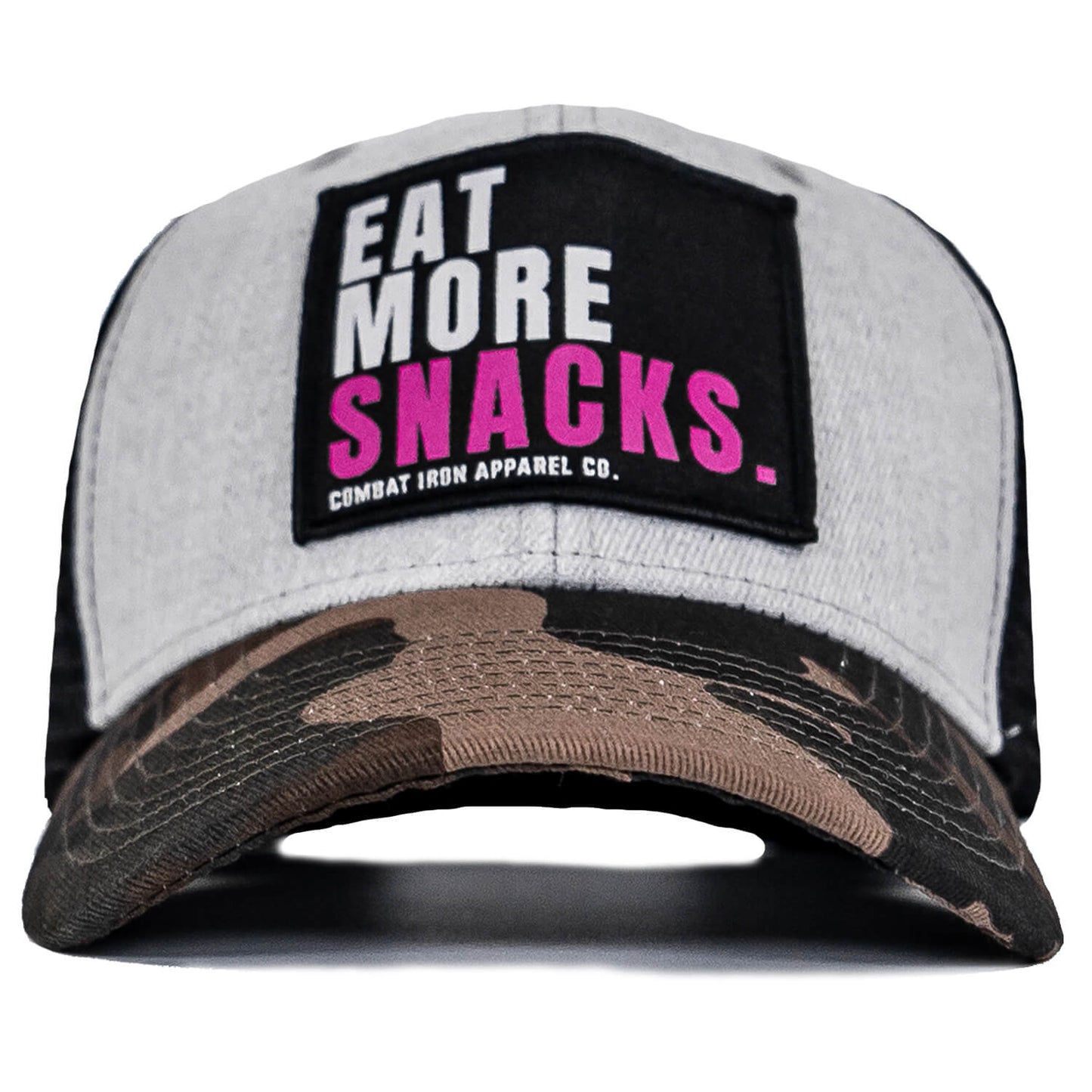 EAT MORE SNACKS Patch Snapback