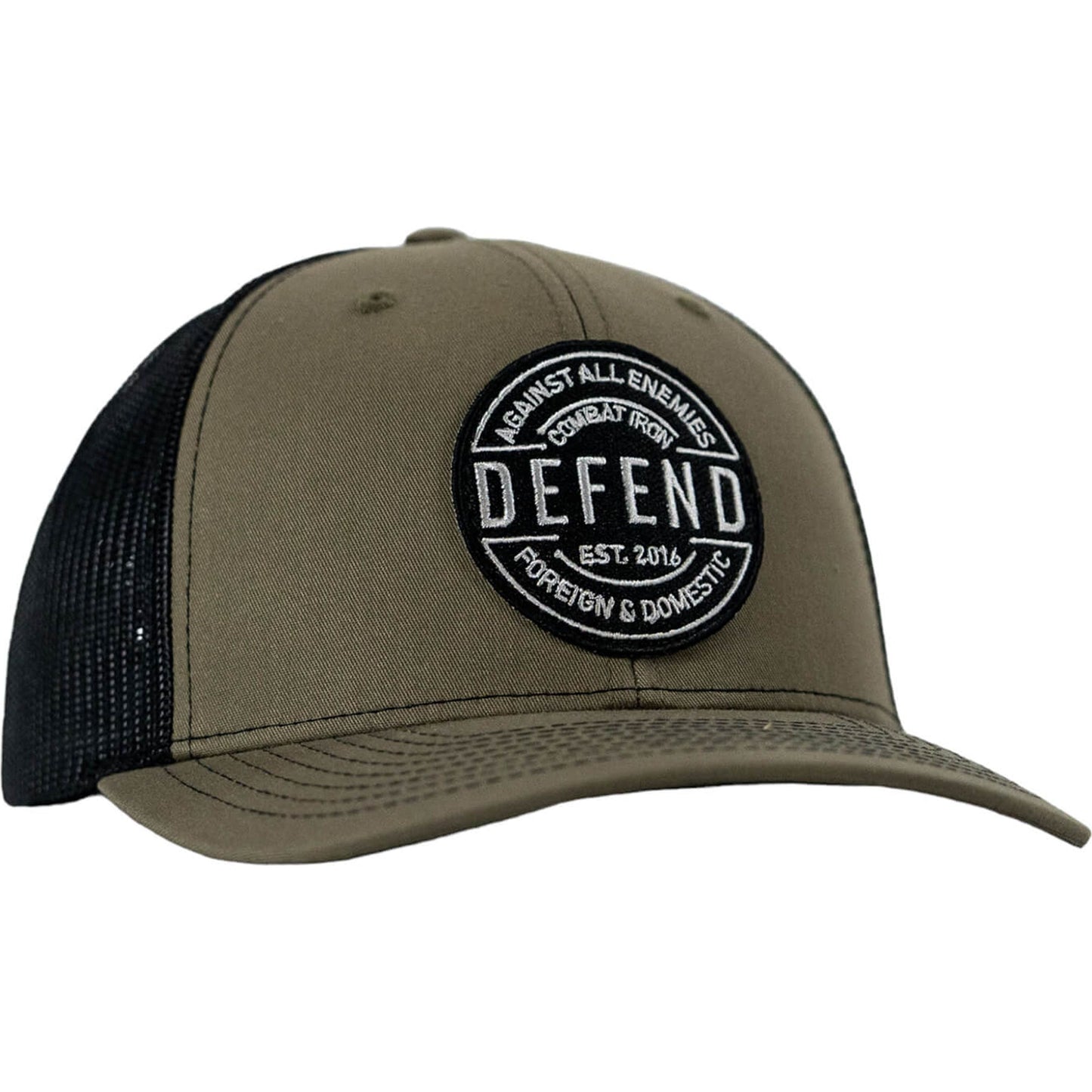 Defend Against All Enemies Foreign and Domestic Mid-Profile Mesh Snapback