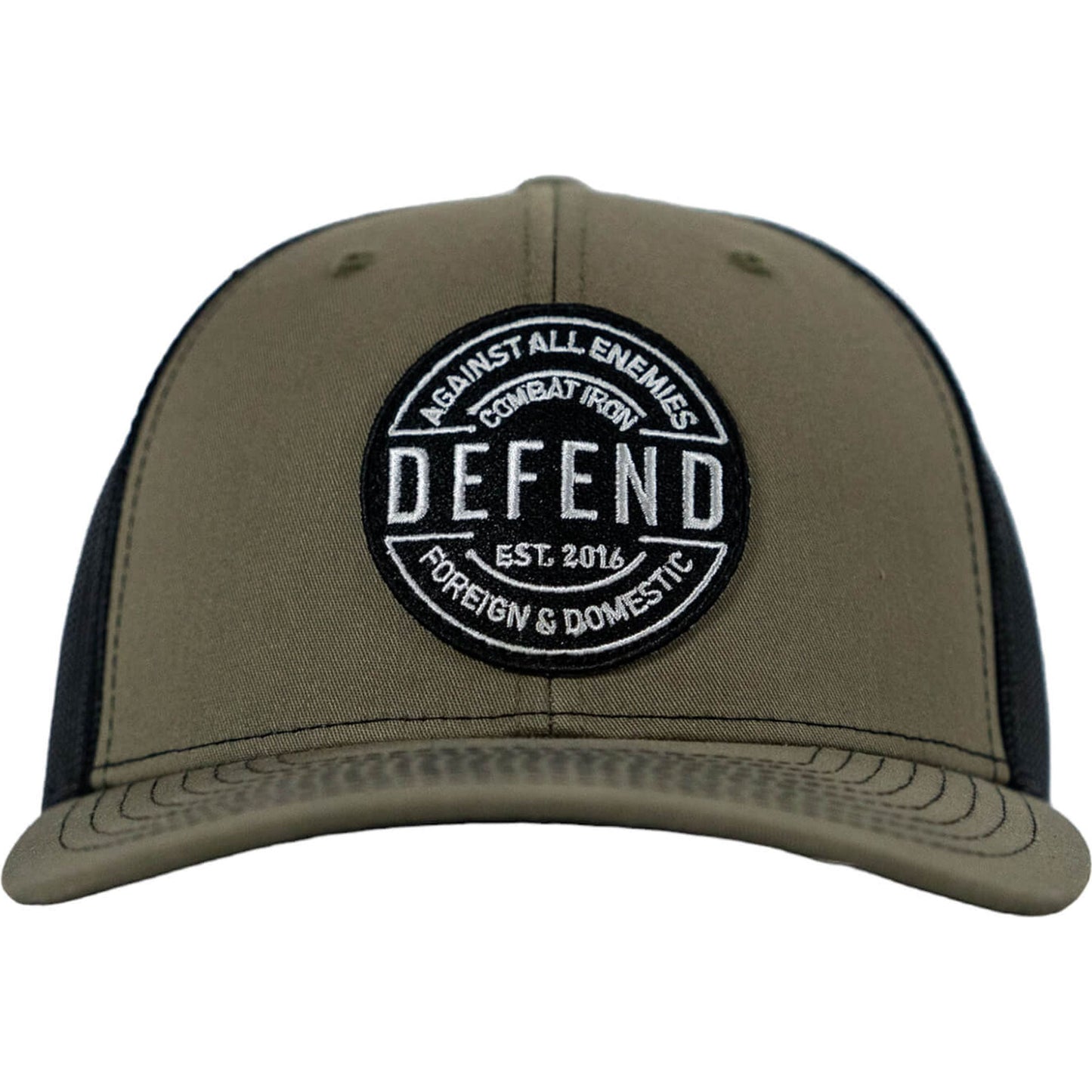 Defend Against All Enemies Foreign and Domestic Mid-Profile Mesh Snapback