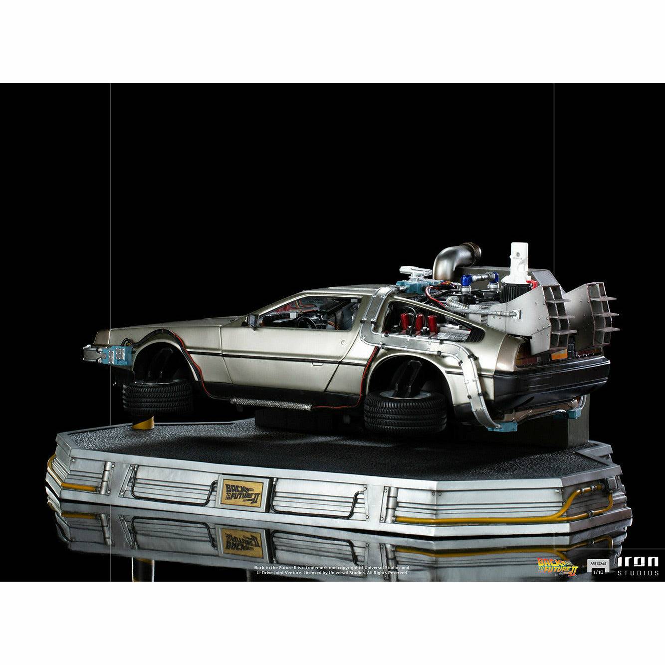 Iron Studios Back to the Future Part II DeLorean (Regular Version) 1:10 Scale Statue