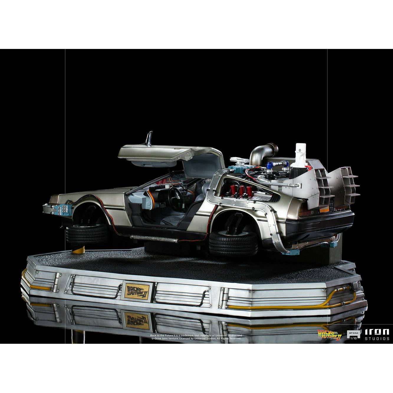 Iron Studios Back to the Future Part II DeLorean (Regular Version) 1:10 Scale Statue