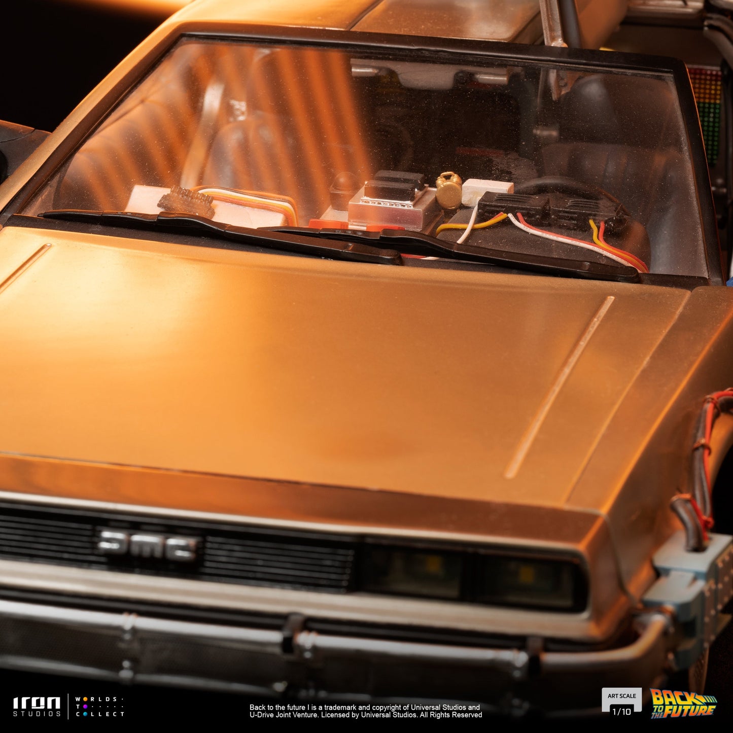 Iron Studios Back to the Future DeLorean 1:10 Scale Statue