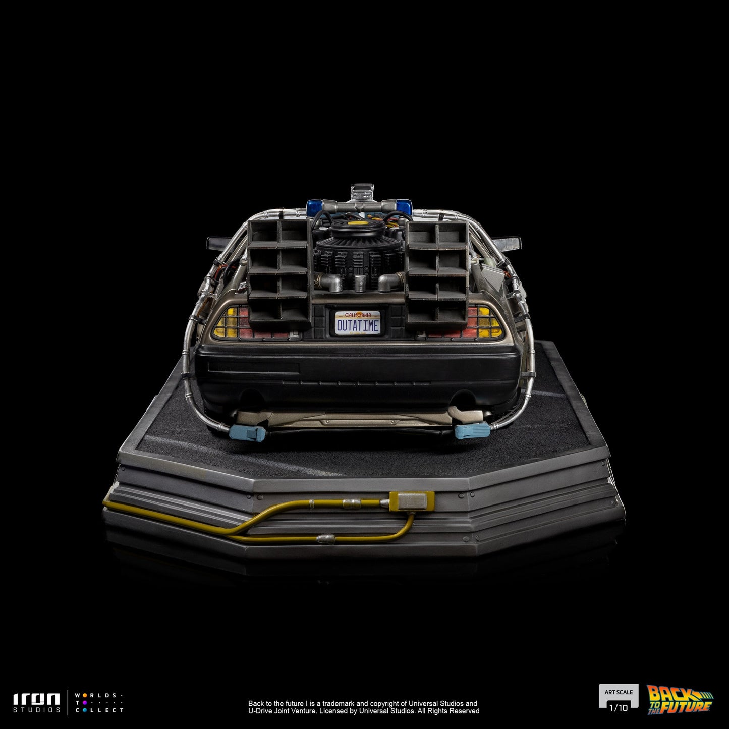 Iron Studios Back to the Future DeLorean 1:10 Scale Statue