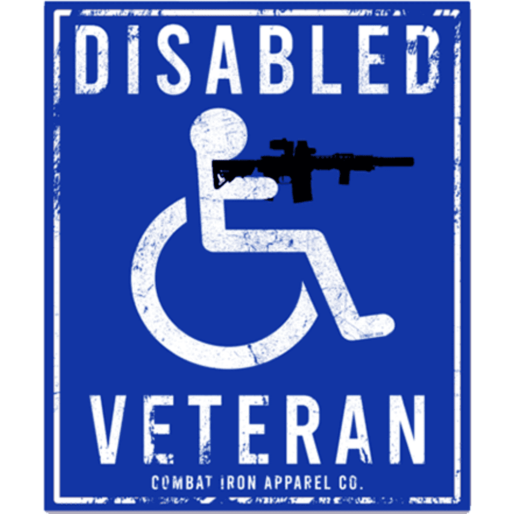 DISABLED VETERAN ALL WEATHER DECAL