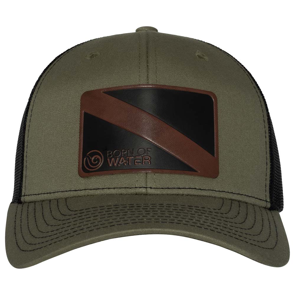 Dive Flag Leather Patch Hat