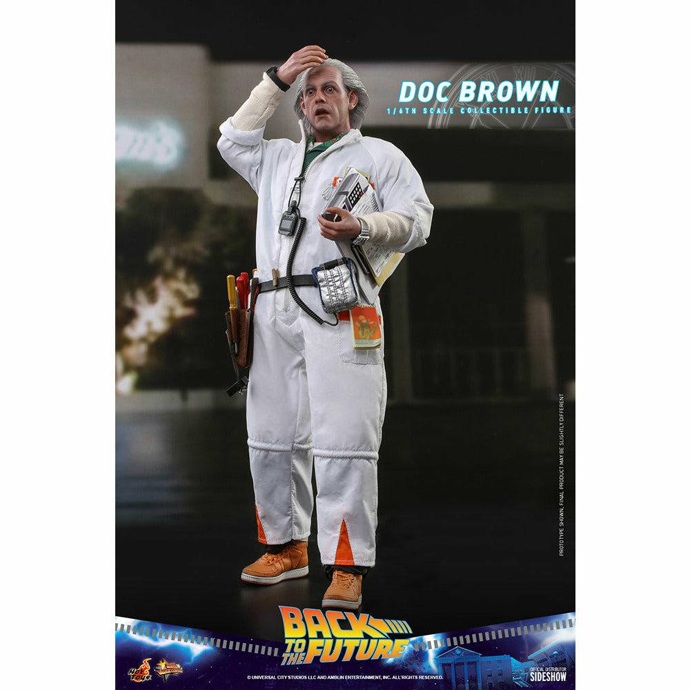 Hot Toys Back to the Future Doc Brown (Standard Version) 1:6 Scale Collectible Figure