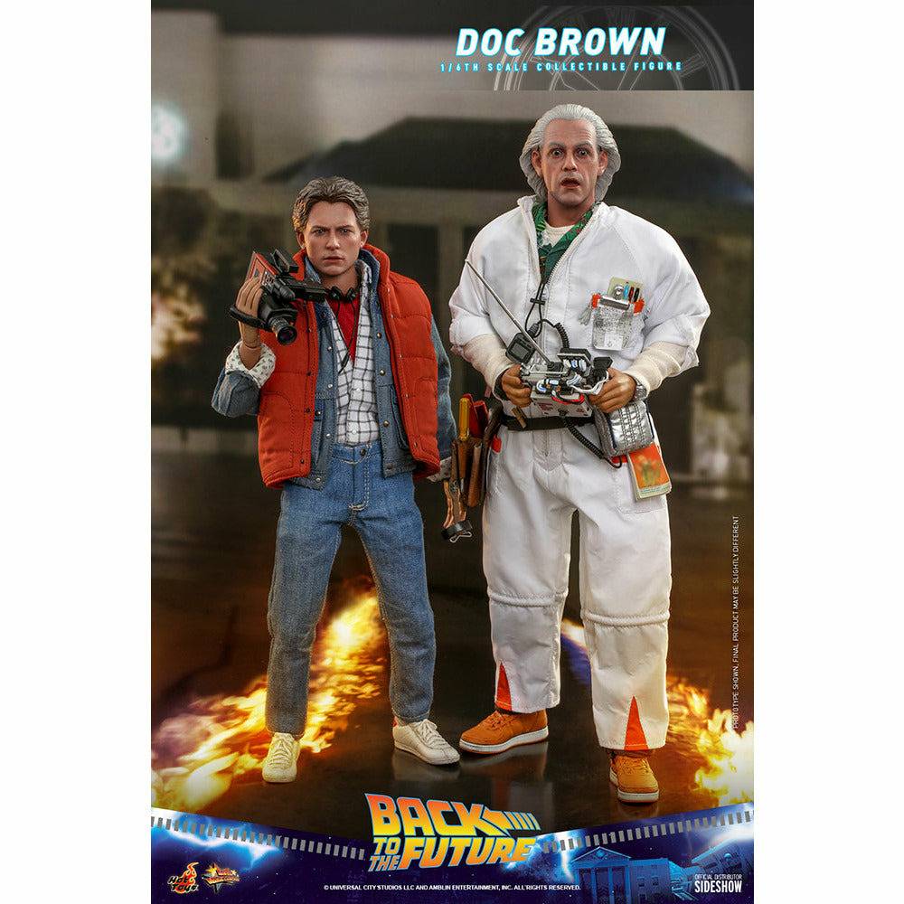 Hot Toys Back to the Future Doc Brown (Standard Version) 1:6 Scale Collectible Figure