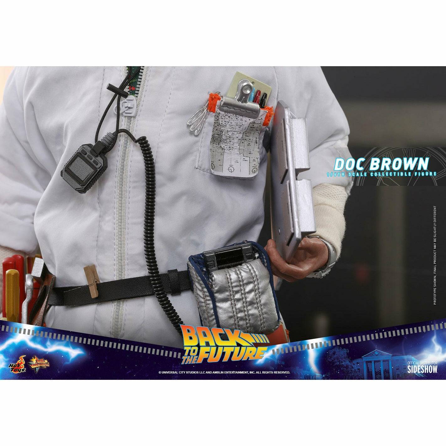 Hot Toys Back to the Future Doc Brown (Standard Version) 1:6 Scale Collectible Figure