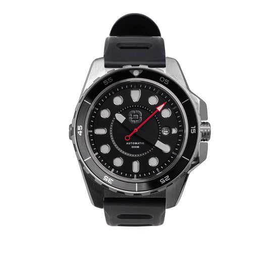 DV-02 - AUTOMATIC DIVE WATCH WITH SILICONE SPORT STRAP