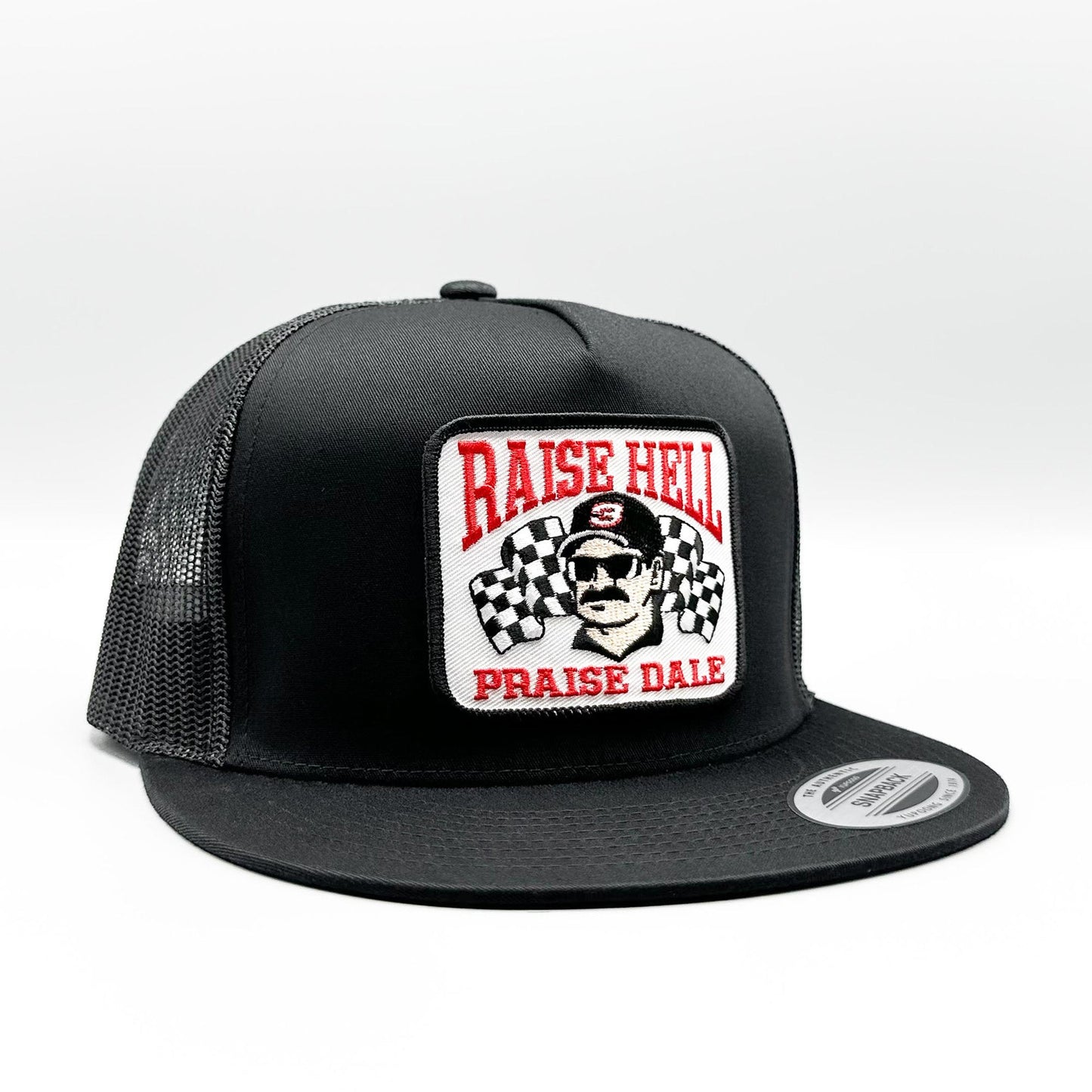 Raise Hell, Praise Dale Earnhardt "Vintage Truckers Original" Trucker Hat