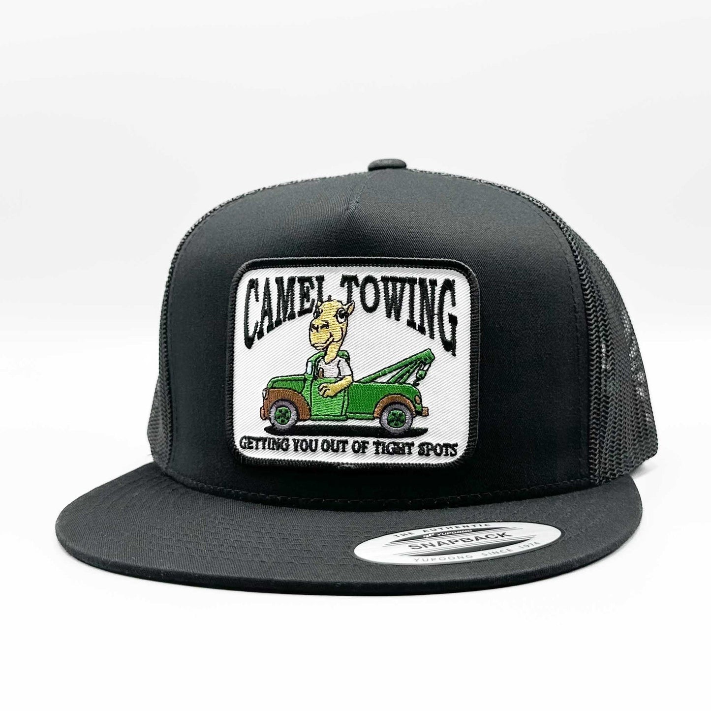 Camel Towing Funny Retro Trucker Hat