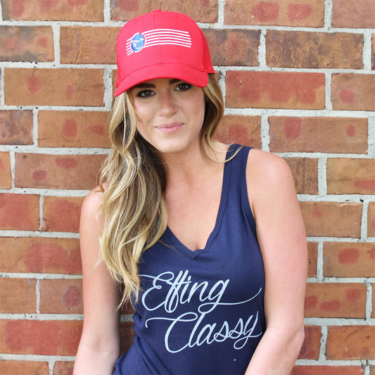 Effing Classy Flowy Tank - Midnight